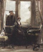 John callcott horsley,R.A. Lady Jane Grey and Roger Ascham (mk37) France oil painting artist